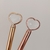 CANETA CORAÇÃO DIAMANTE GOLD 01343 MOLIN