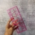 RÉGUA GEOMÉTRICA ROSA RECICLE WALEU