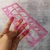RÉGUA GEOMÉTRICA ROSA RECICLE WALEU - comprar online