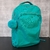 MOCHILA UP4YOU NYLON TURQUESA C/POMPOM MS47151