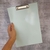 PRANCHETA OFÍCIO MDF LAMINADO VERDE CLIP GARRA