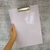 PRANCHETA OFÍCIO MDF LAMINADA LILÁS CLIP GARRA