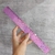 RÉGUA 30CM HOLOGRÁFICA GLITTER LILÁS NEW LINE - comprar online