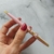CANETA ESFEROGRÁFICA 0.7 METÁLICA FLOWER ROSA 1328 - comprar online