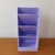 PORTA OBJETOS DIAGONAL LILÁS TOM PASTEL MAXCRIL - comprar online