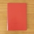 CAD. BROCHURA 1/4 96 FOLHAS ENCAPADO VERMELHO LISO