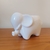 PORTA OBJETOS ELEFANTE CERÂMICA BRANCO 08620 - comprar online