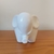 PORTA OBJETOS ELEFANTE CERÂMICA BRANCO 08620 na internet
