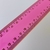 RÉGUA 15CM ROSA TRANSPARENTE NEW LINE - Graciosa Presentes
