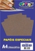 PAPEL KRAFT NATURAL A4 180G C/50 FOLHAS OFFPAPER
