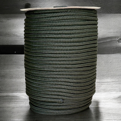 CORDON DE POLIPROPÍLENO TRENZADO DE 7MM VERDE MILITAR PREMIUM - OCEANOAZUL - - comprar online