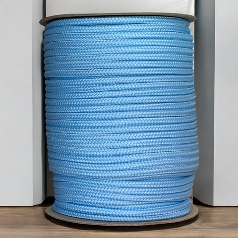 CORDON DE POLIPROPILENO TRENZADO Celeste Bebe 7MM CON ALMA PREMIUM - OCEANOAZUL - comprar online