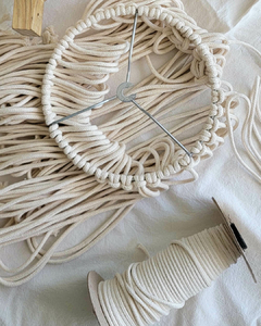 Taller virtual + combo materiales velador macrame - comprar online