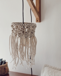 Veladores en macrame