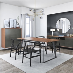Silla Bahamas madera total black - comprar online