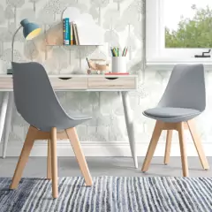 Silla tulip kids - gris - tienda online