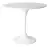 Mesa pie central 80cm - Blanca - tienda online
