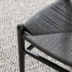 Silla Bahamas madera total black - tienda online