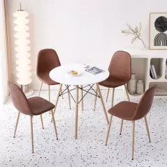 Imagen de Mesa redonda 80cm - blanca