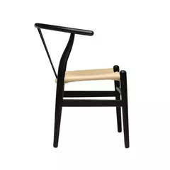 Silla Bahamas madera negra + natural - tienda online