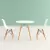 Mesa redonda 80cm - blanca - comprar online