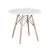 Mesa redonda 80cm - blanca - comprar online