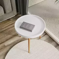 Mesa ratona Lucia - blanca - comprar online