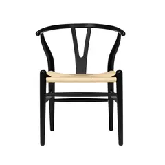 Imagen de Silla Bahamas madera negra + natural