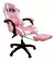 Silla gamer bali - blanca y rosa - comprar online