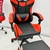 Silla Gamer Bali con apoya piernas - roja en internet