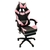 Silla Gamer Bali con apoya piernas - rosa
