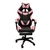 Silla Gamer Bali con apoya piernas - rosa - comprar online