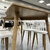 Mesa nordica madera 140 cm