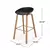 Banqueta Camerun metalica - negra - comprar online