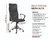Silla de oficina Alabama negra - Grupo SL