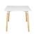Mesa cuadrada 80cm - blanca en internet