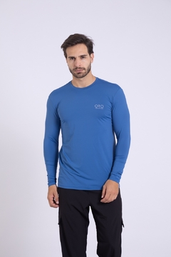 CAMISETA ORO BASIC AZUL ATALAIA