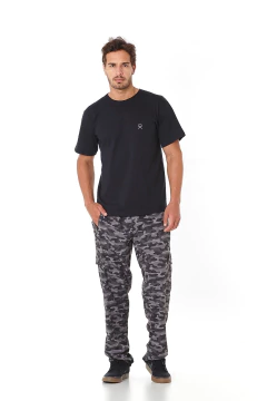 CALÇA CARGO CAMUFLADA BLACK - Casa do Pescador Curitiba