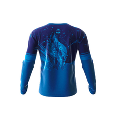 CAMISA M3X NEW FISH 23 BLUE - comprar online