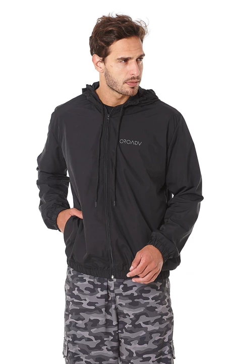 JAQUETA CORTA VENTO ORO PRETA