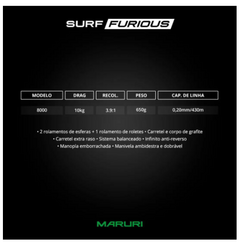 MOLINETE SURF FURIOS 8000 na internet