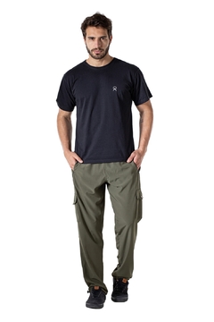 CALÇA CARGO VERDE MILITAR - comprar online