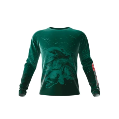 CAMISA M3X NEW FISH 23 GREEN