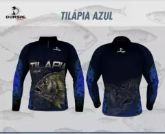 Camisa Dorsal Tilápia Azul - Casa do Pescador Curitiba