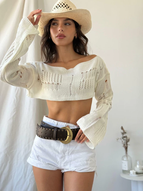 CROP TEJIDO JAIPUR - comprar online