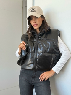 Imagen de CHALECO PUFFER ECOCUERO SHARON