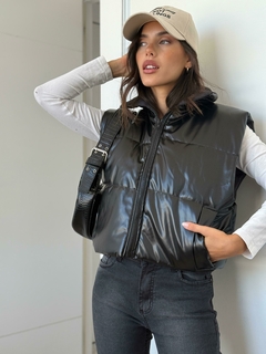 CHALECO PUFFER ECOCUERO SHARON - tienda online