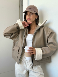 CAMPERA ECOCUERO CORDERITO ANTO - comprar online