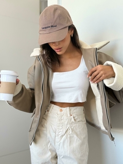 CAMPERA ECOCUERO CORDERITO ANTO en internet