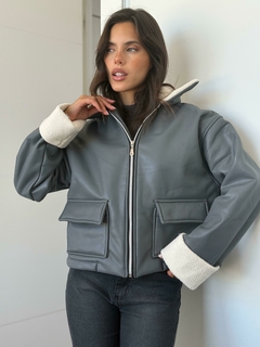 Imagen de CAMPERA ECOCUERO CORDERITO ANTO
